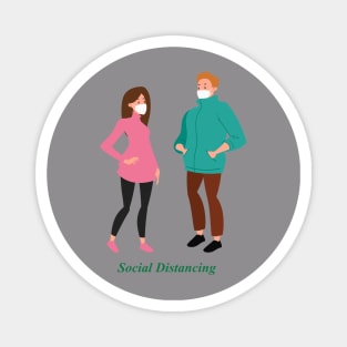 social distance Magnet